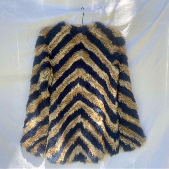 ZADIG & VOLTAIRE Genuine Rabbit Fur Jacket - Picture 5 of 9